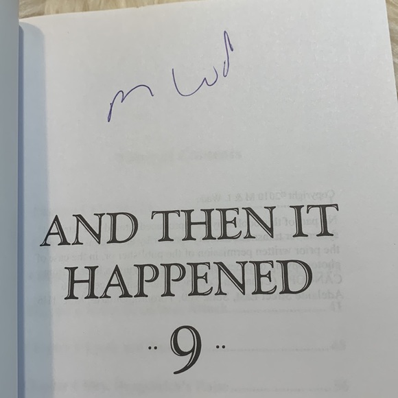 And then it happened signed by author - Picture 4 of 6